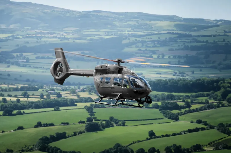 Helicopter in flight — precision reach across all altitudes
